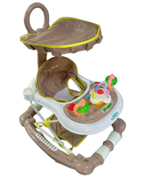 👶 مشاية أطفال 2 في 1 – مشاية وأرجوحة هزازة