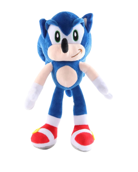 🧸 دمية سونيك القماشية – بطل السرعة ⚡