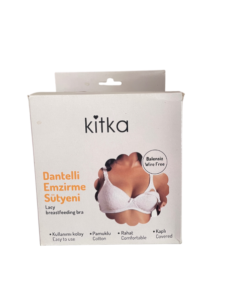 🤱✨ حمالة صدر للرضاعة القطنية Kitka Dantelli