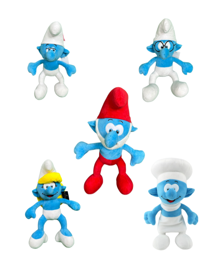 🧸 مجموعة دمى السنافر المحشوة