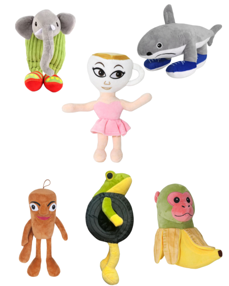 🧸 مجموعة دمى مستوحاة من شخصيات توم توم ساحور Tralalero Tralala