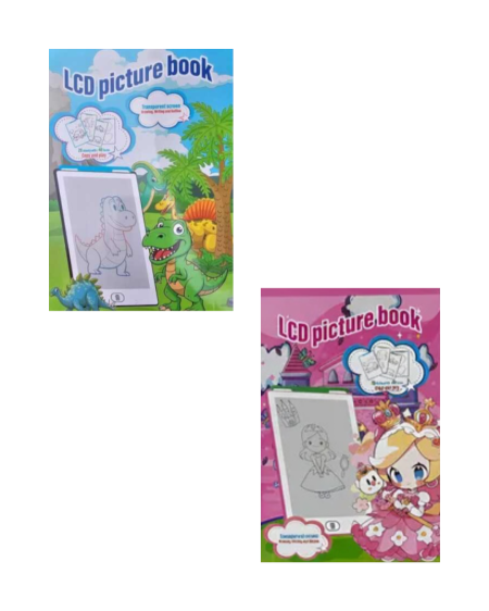 📘 LCD Picture Book كتاب رسم وكتابة إلكتروني LCD للأطفال