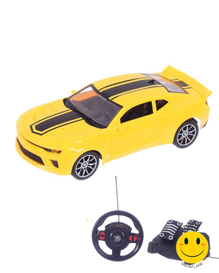 🚗 سيارة سباق ريموت مع مقود تحكم تعمل بالدواسة – Luxurious Car