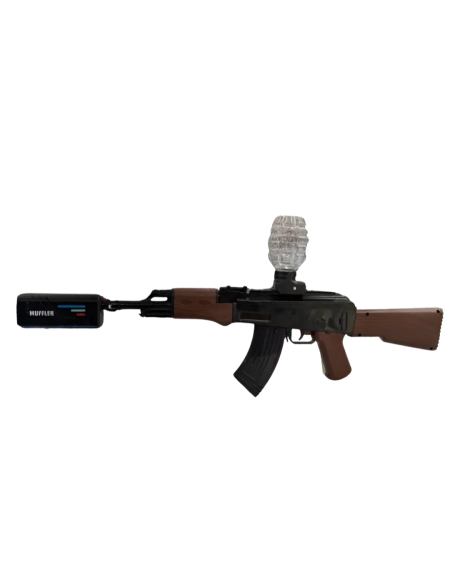 🎯 بندقية كرات جل مائية كهربائية مع تأثير دخان ملون (Colorful Spray Effect)