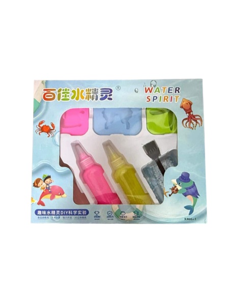 مجموعة ألعاب "واتر سبيريت"  لصنع مجسمات هلامية ثلاثية