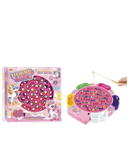 لعبة صيد سمك تفاعلية للأطفال -يونيكورن