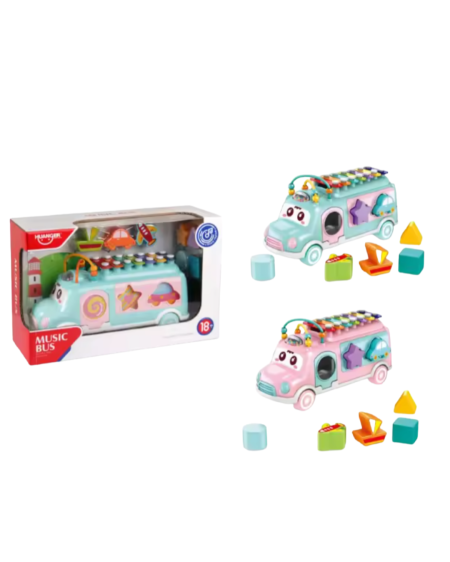 🚌🎶 باص موسيقي تعليمي للأطفال – Huanger Music Bus