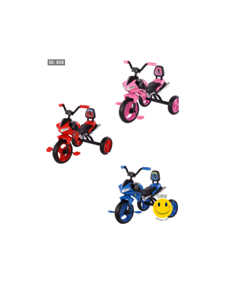 بسكليت ثلاثي سباق للأطفال – SUPER RACING 🚦⚡️