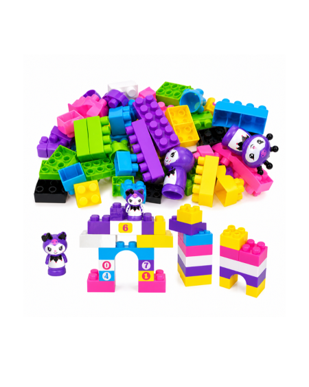 ليجو كرومي+شنطة تخزين للأطفال (Set Building Blocks)