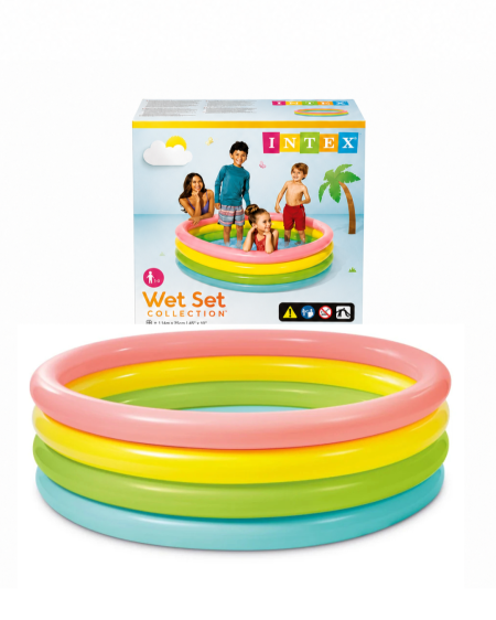 بركة أطفال ملونة حلقات إنتكس 168سم– Wet Set Collection
