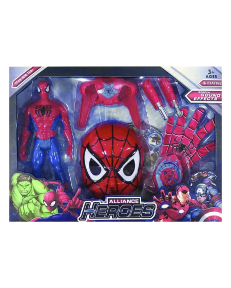 طقم سبايدرمان الخارق للأطفال – Spider Hero Set 🕷️🦸‍♂️