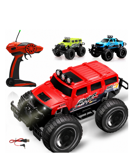 جيب OFF-ROAD 007 للطرق الوعرة بالريموت كنترول مع إضاءة أمامية