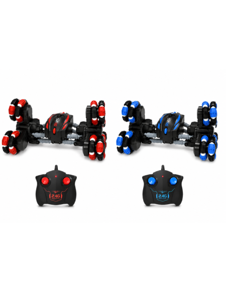 سيارة Spider Stunt  بالريموت كنترول مع إضاءة LED