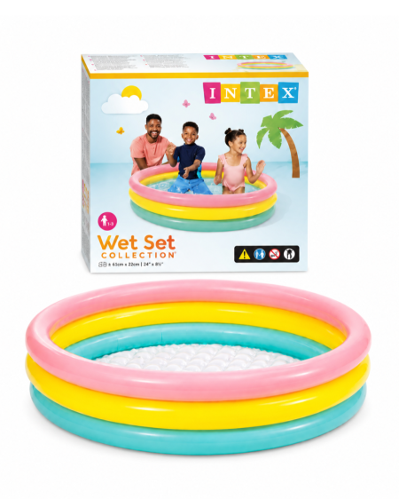 بركة أطفال ملونة حلقات إنتكس 147سم– Wet Set Collection