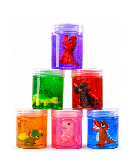 سلايم الديناصور |بومة (Dino Glitter Slime)