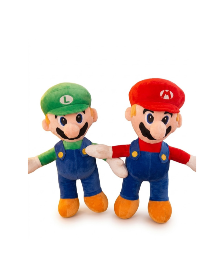 دمى ماريو ولويجي المحشوة للأطفال – Super Mario Bros