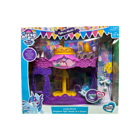 🎠 Lovely Horse Castle – قصر الأحصنة السحري مع الأضواء والموسيقى
