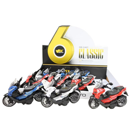 🏍️✨ دراجات سكوتر معدنية – DIE-CAST CLASSIC ✨🏍️