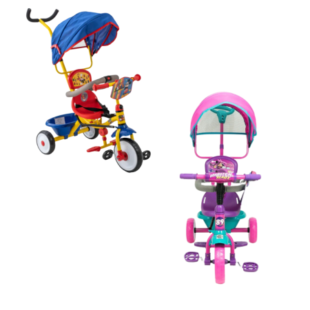 🚲✨ دراجة الأطفال من شخصيات ديزني الأصلية – Mickey & Minnie Mouse