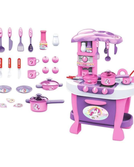 🦄 مطبخ اليونيكورن السحري للأطفال – Unicorn Kitchen Set
