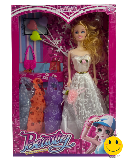 🎀 دمية Beauty Fashion – دمية الأناقة والألوان الساحرة! 🌸