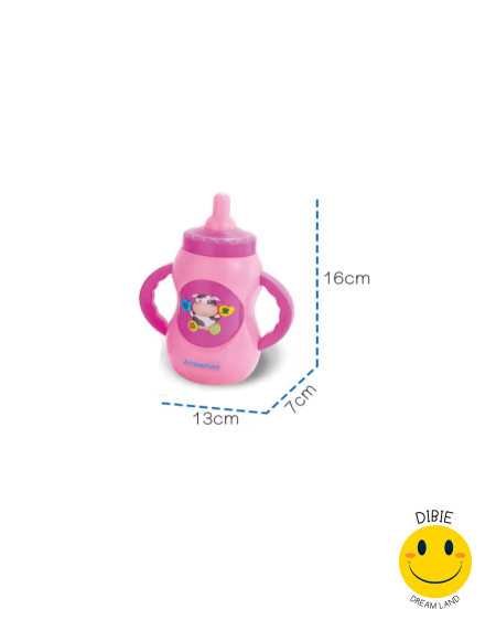 🍼🎶 لعبة زجاجة موسيقية للأطفال مع أضواء وأصوات 🧸✨