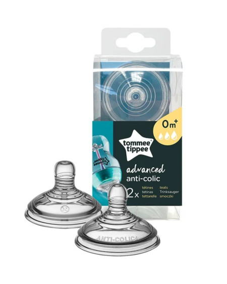 حلمات رضاعة Tommee Tippee Advanced Anti-Colic  🍼🤍