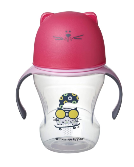 كوب التدريب للأطفال Tommee Tippee Soft Sippy  🐱🐶🍼