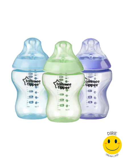 طقم رضّاعات Tommee Tippee Closer to Nature – Colour My World  🍼🌈