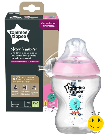 🍼 رضّاعة أطفال Tommee Tippee Closer to Nature (مضادة للمغص)