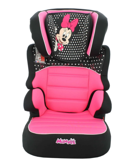 🚗🎀 مقعد سيارة للأطفال ديزني ميني ماوس -من 9 إلى 36 كغم