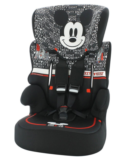 🚗🧸 مقعد سيارة ديزني ميكي ماوس للأطفال Kalle Mickey – من 9 إلى 36 كغم