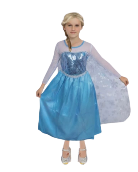 فستان تنكّر الأميرة إلسا للأطفال ❄️👗
