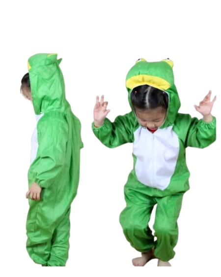 زيّ تنكّر الضفدع للأطفال 🐸💚