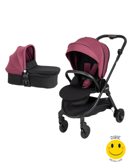 👶🚼 عربة الأطفال مع كوت  MOM Word – موديل MILA Combo