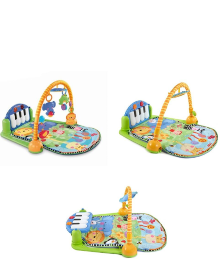 سجادة لعب موسيقية للأطفال مع بيانو وقوس ألعاب